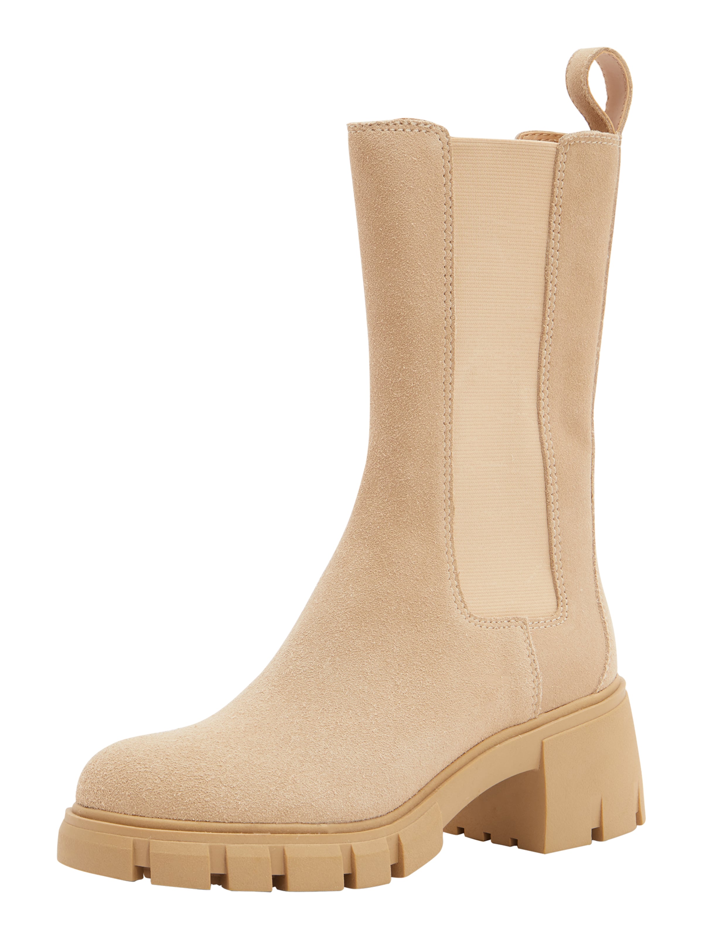 Boots chelsea di STEVE MADDEN in beige: frontale
