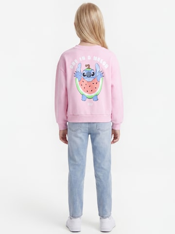 GAP Суичър 'STITCH' в розово: отпред