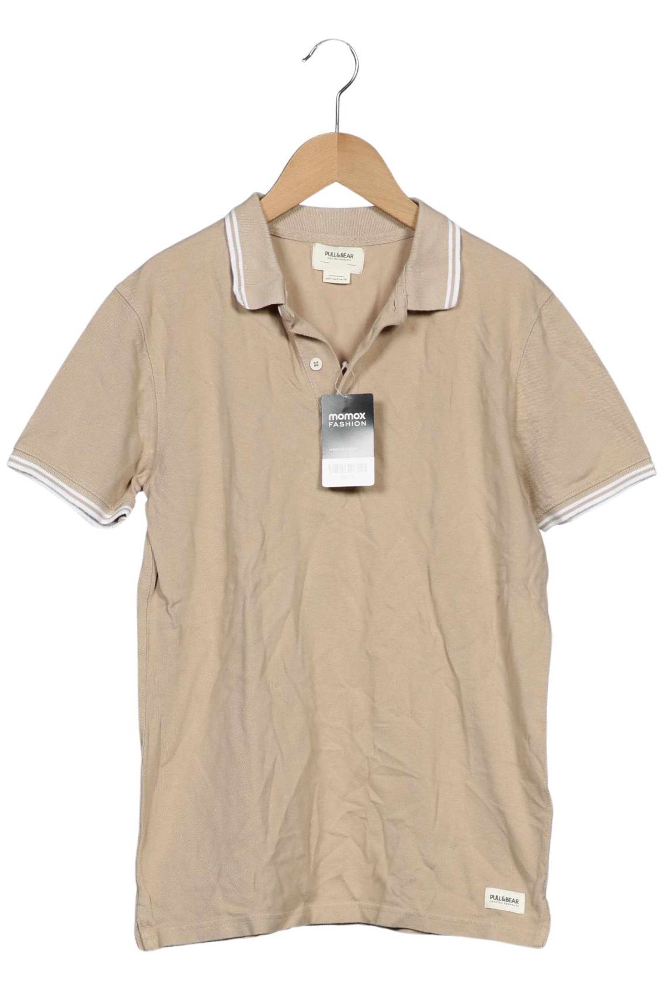 Pull&Bear Poloshirt S in Beige: Vorderseite