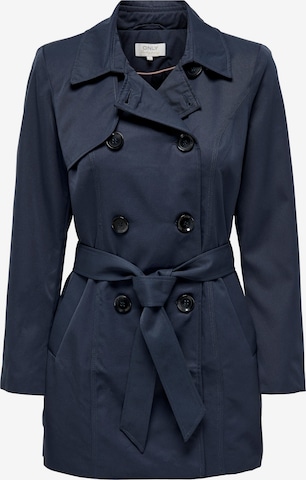 ONLY Between-Seasons Coat 'Valerie' in Blue: front