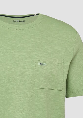 T-Shirt s.Oliver en vert