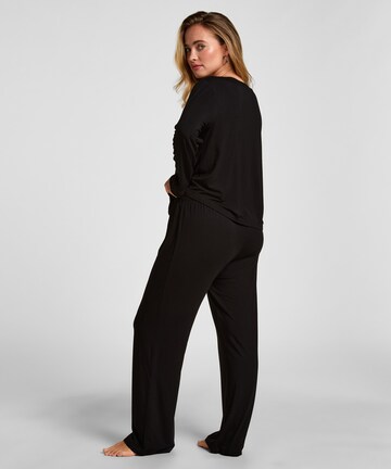 Hunkemöller Slaapshirt in Zwart