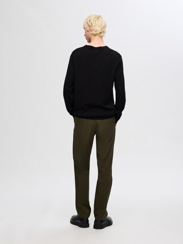 SELECTED HOMME Слим Брюки-чинос 'SLH175 Bill' в Зеленый