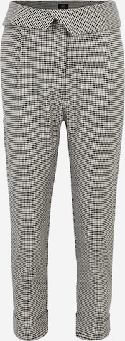 River Island PetiteSlimfit Hlače s naborima - crna boja: prednji dio