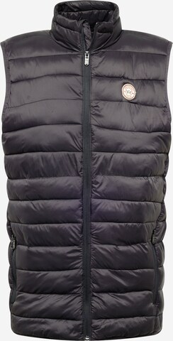 Kronstadt Bodywarmer 'Bo' in Zwart: voorkant