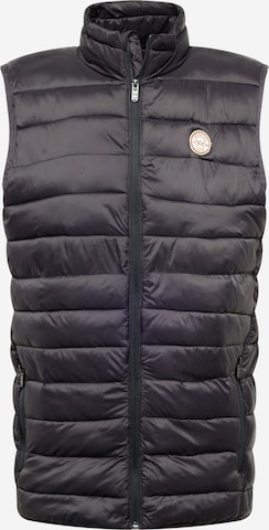 Kronstadt Bodywarmer 'Bo' in Zwart: voorkant