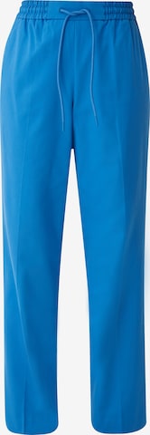 s.Oliver - regular Pantalón de pinzas en azul: frente
