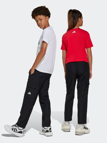 ADIDAS SPORTSWEAR Loose fit Workout Pants in Black