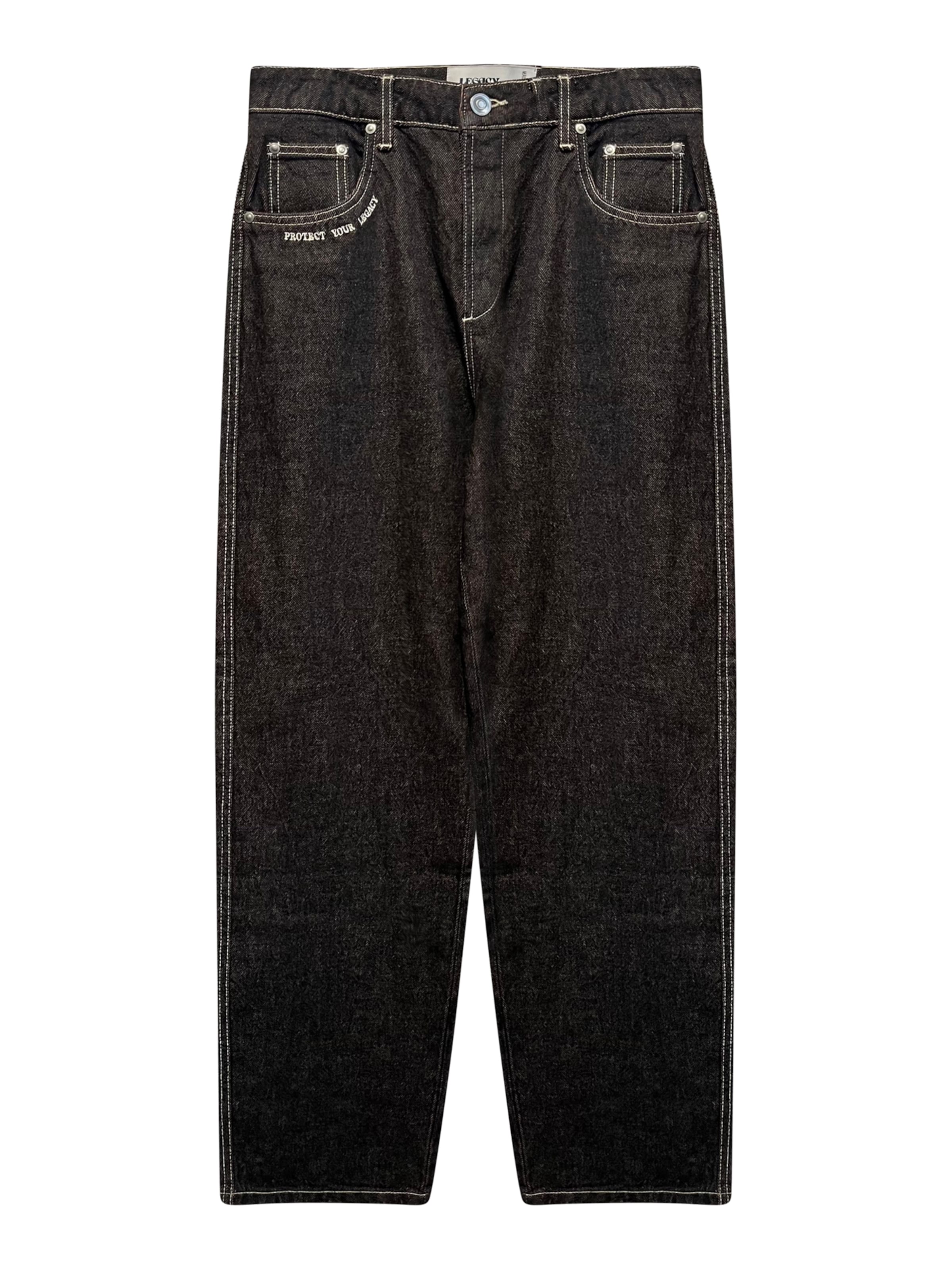 Baggy Jean Legacy Studios en noir : devant