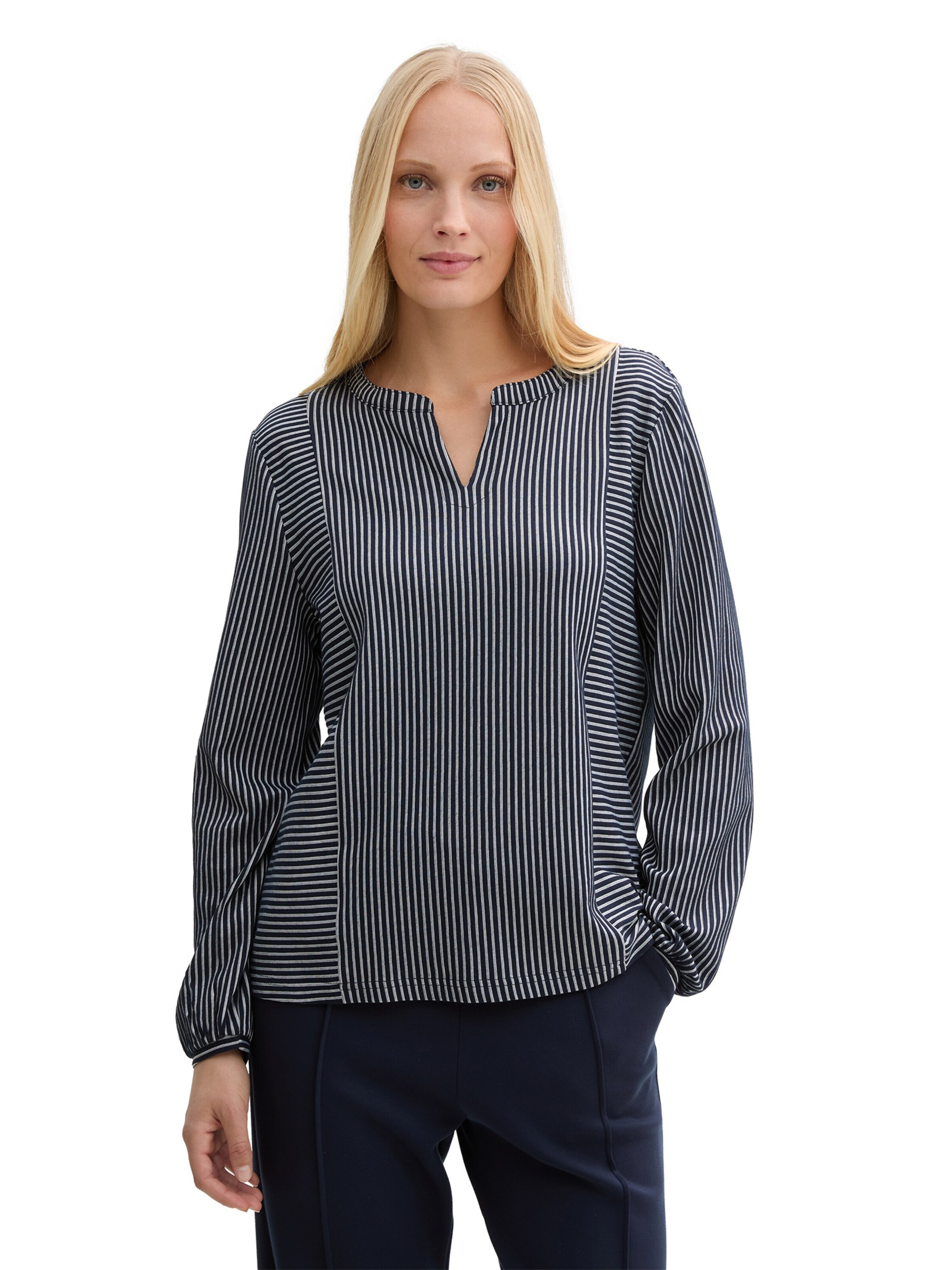 TOM TAILOR Bluse in Blau: Vorderseite