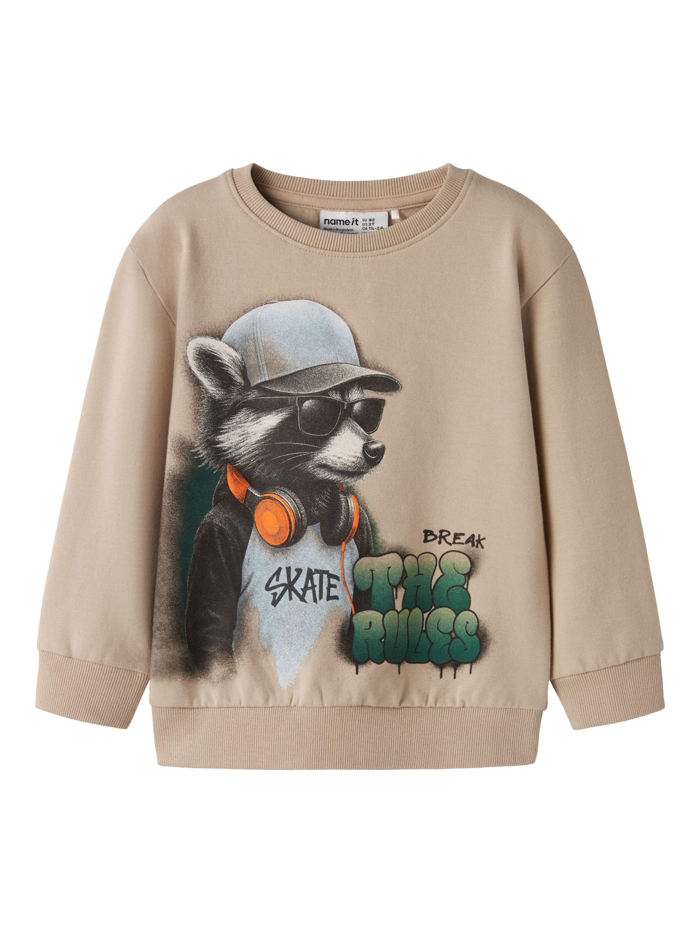 NAME IT - Sudadera en marrón: frente