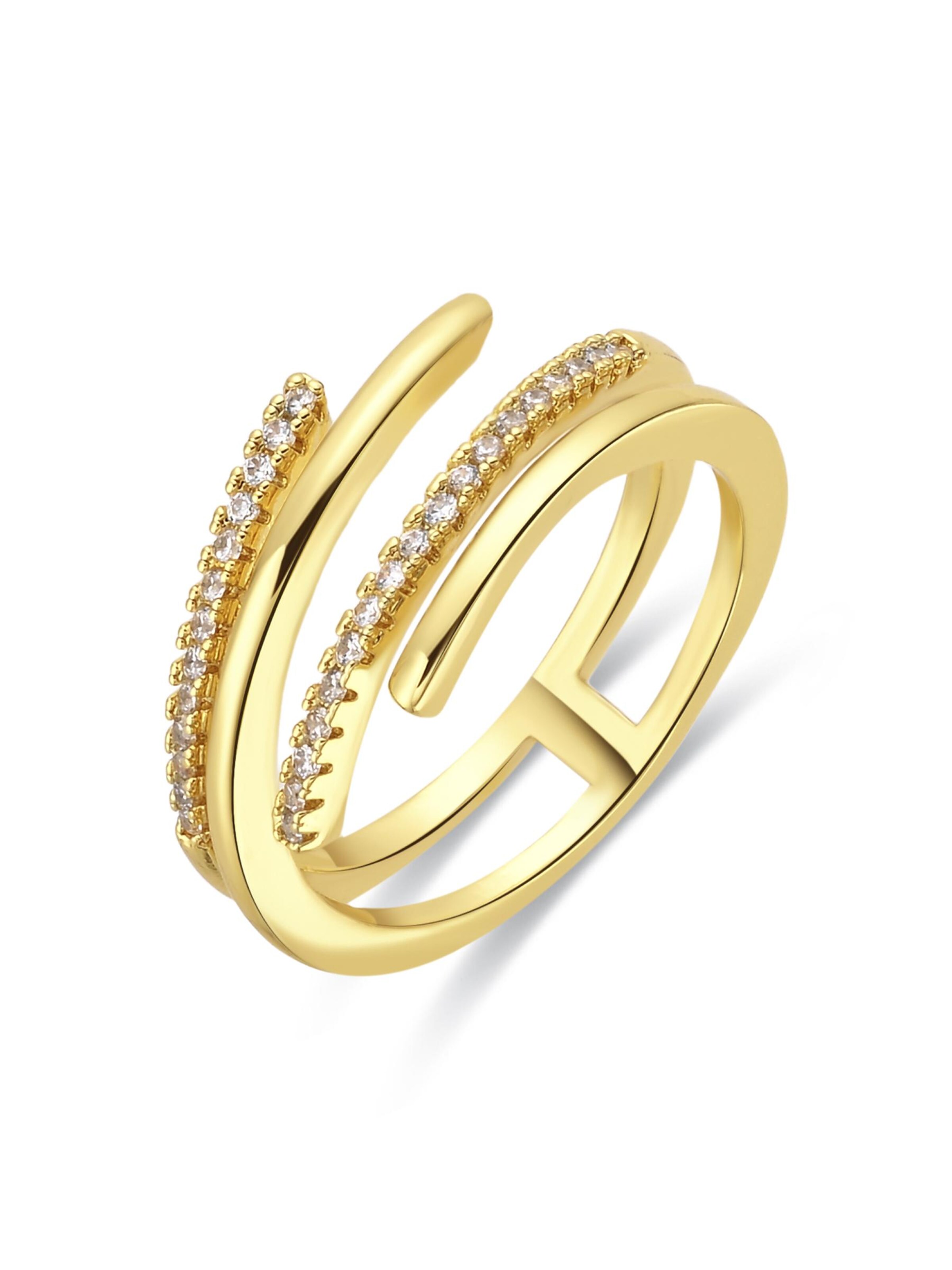 Luxenter Ring 'Isda' in Gold: front