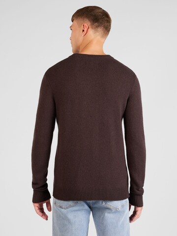 JACK & JONES Sweater in Brown