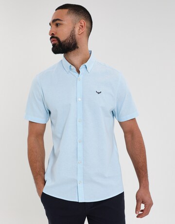 Threadbare Regular fit Button Up Shirt 'Inferno' in Blue: front