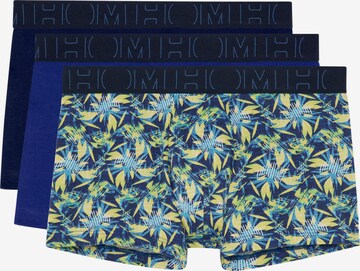 HOM Boxer shorts 'Tropical no. 2' in Blue: front