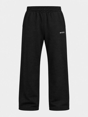 IYITO Loosefit Trachtenhose 'IYDario'‌‌‌‌‌‌‌‌‌‌ in Schwarz: Vorderseite