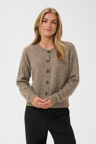 Cardigan CULTURE en beige : devant