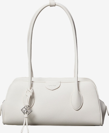 Calvin Klein Schultertasche in Weiß: Vorderseite