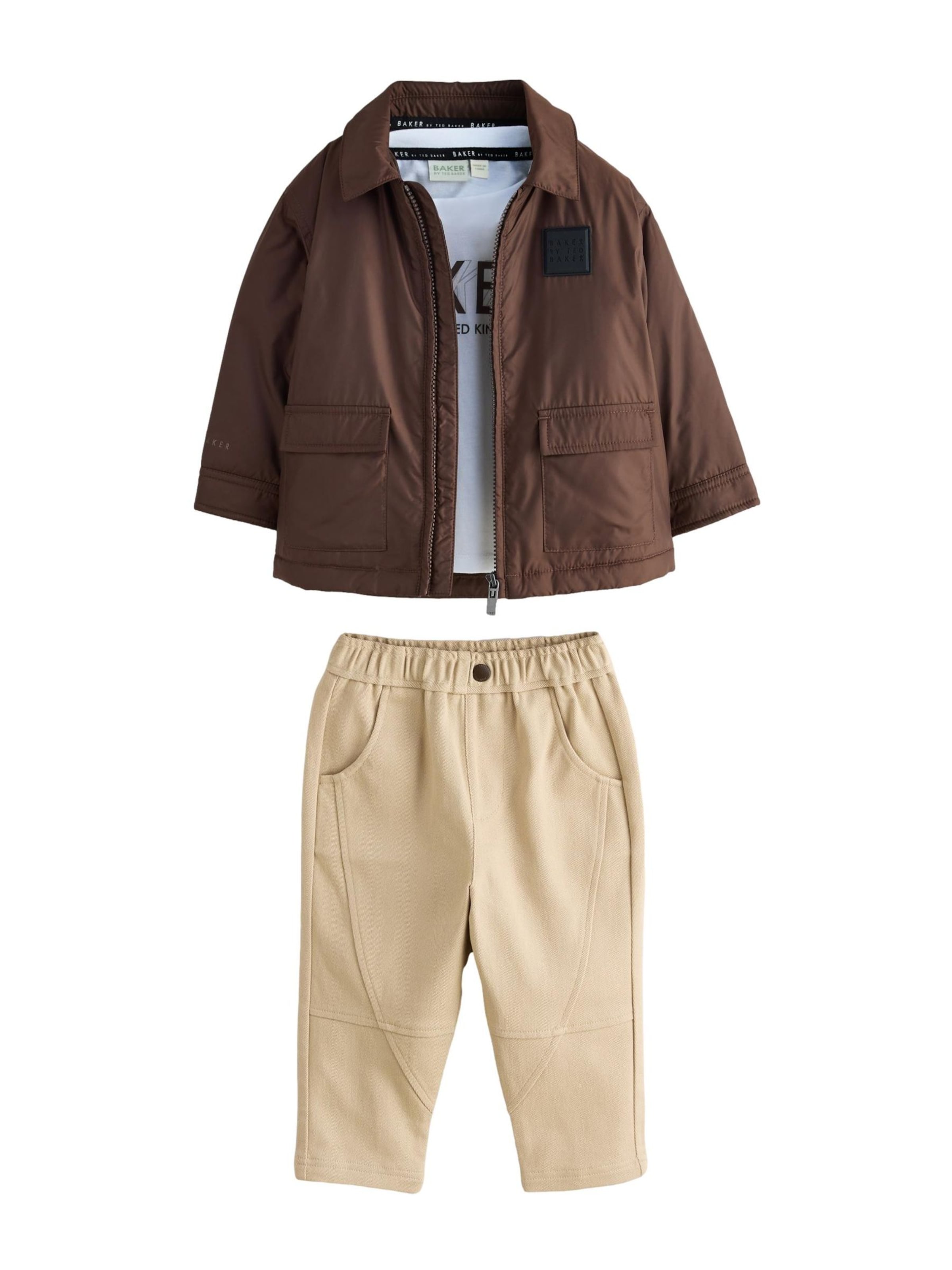 Baker by Ted Baker Set en 86 en chocolat / cappuccino / blanc, Vue avec produit