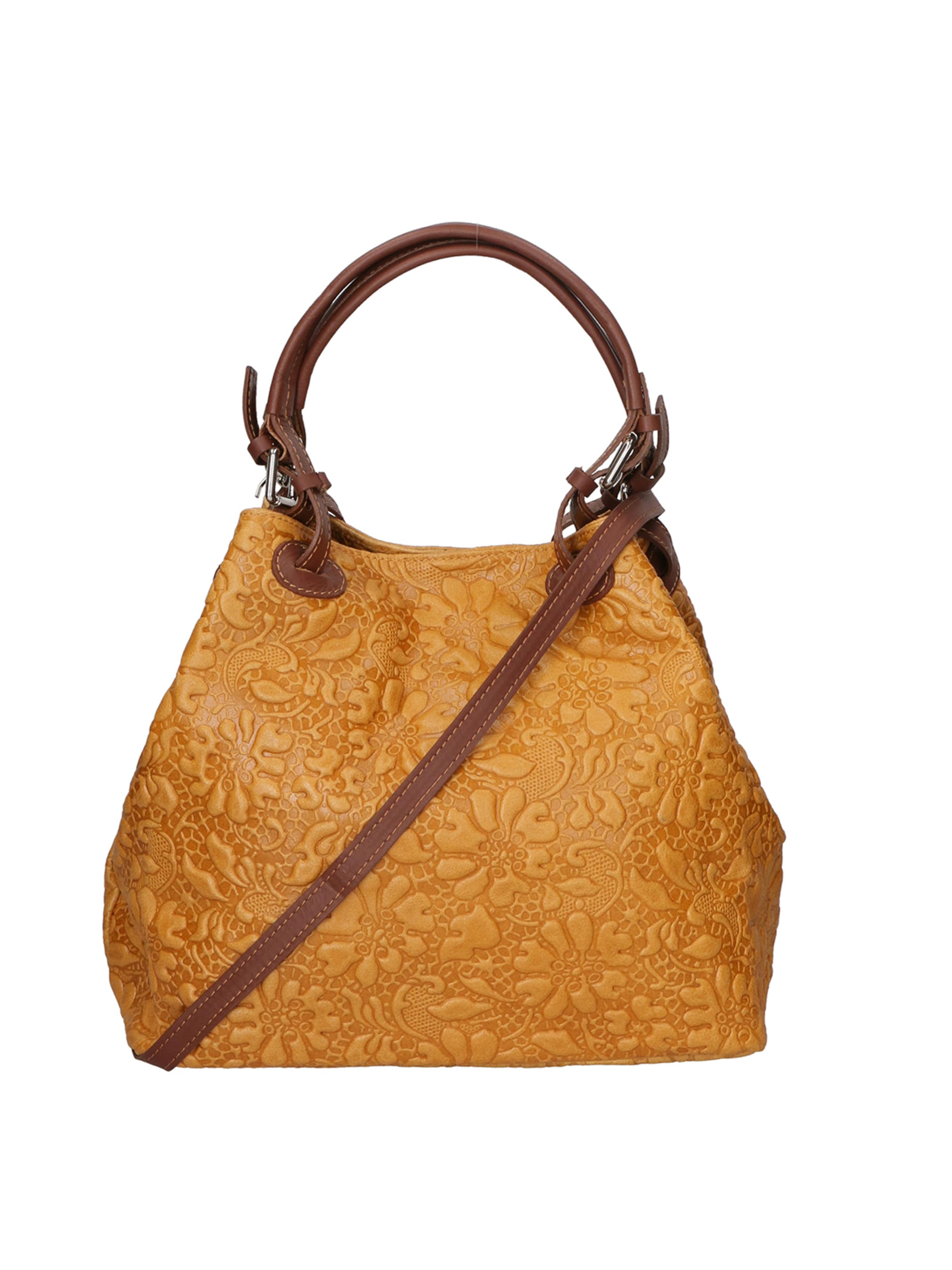 Borsa a mano di Gave Lux in marrone: frontale