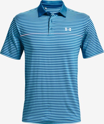 UNDER ARMOUR Performance Shirt 'Playoff' in Blue: front