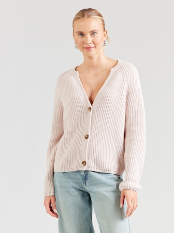 Cardigan monari en rose : devant