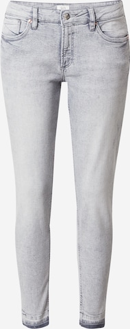 QS Slim fit Jeans in Grey: front