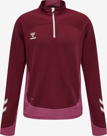 Sweat de sport Hummel en rouge : devant