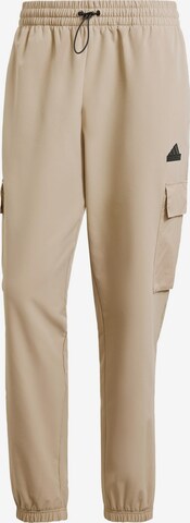 Pantalon de sport 'City Escape Premium' ADIDAS SPORTSWEAR en beige : devant