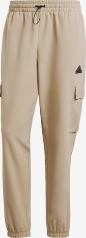Regular Pantalon de sport 'City Escape Premium' ADIDAS SPORTSWEAR en beige : devant