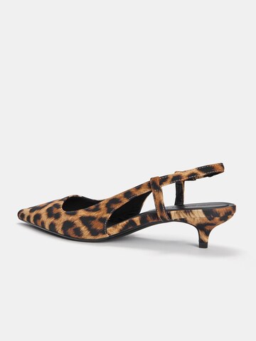 Pull&Bear Slingpumps in Beige