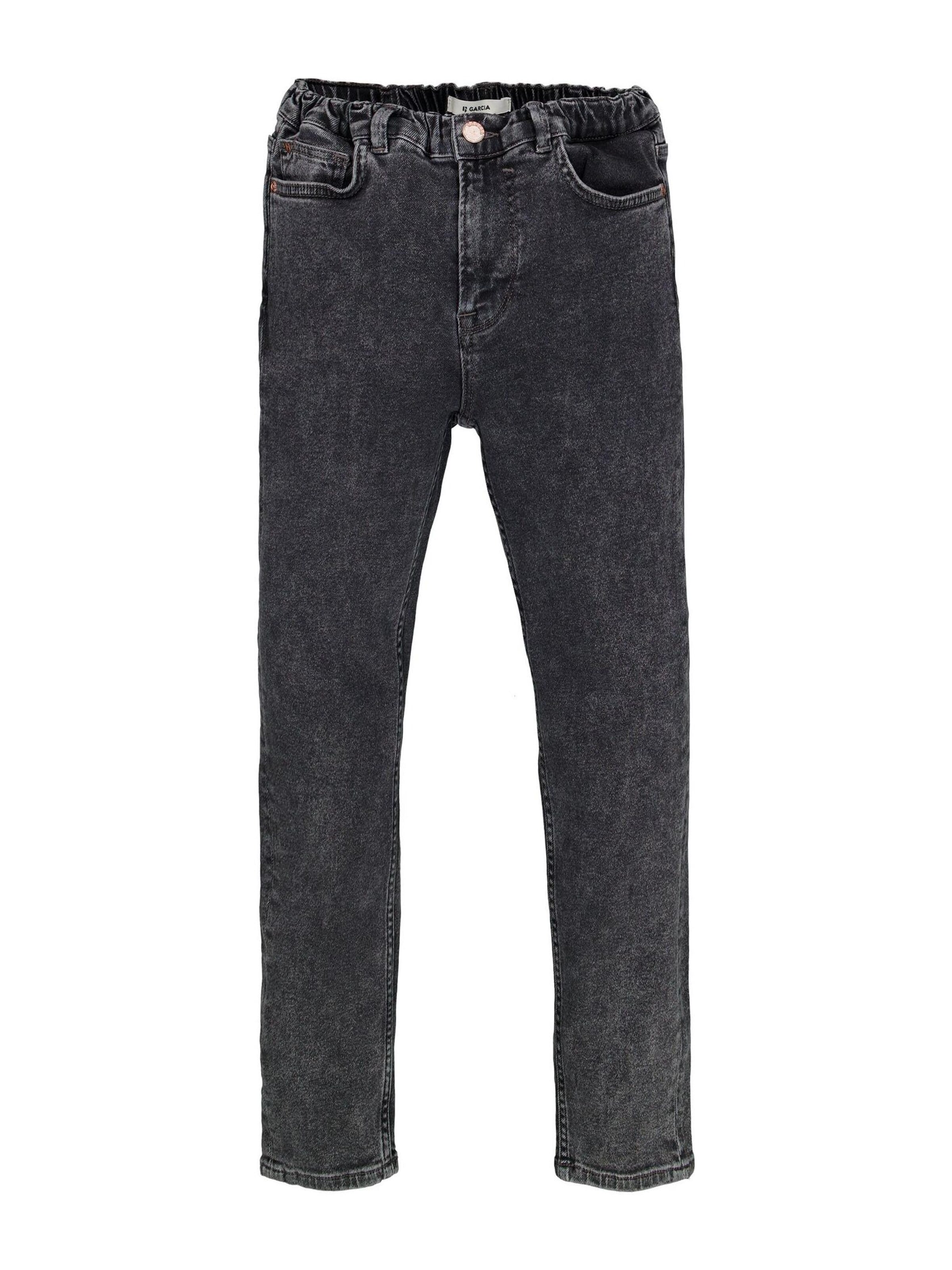 GARCIA Regular Jeans 'Evelin' in Black: front