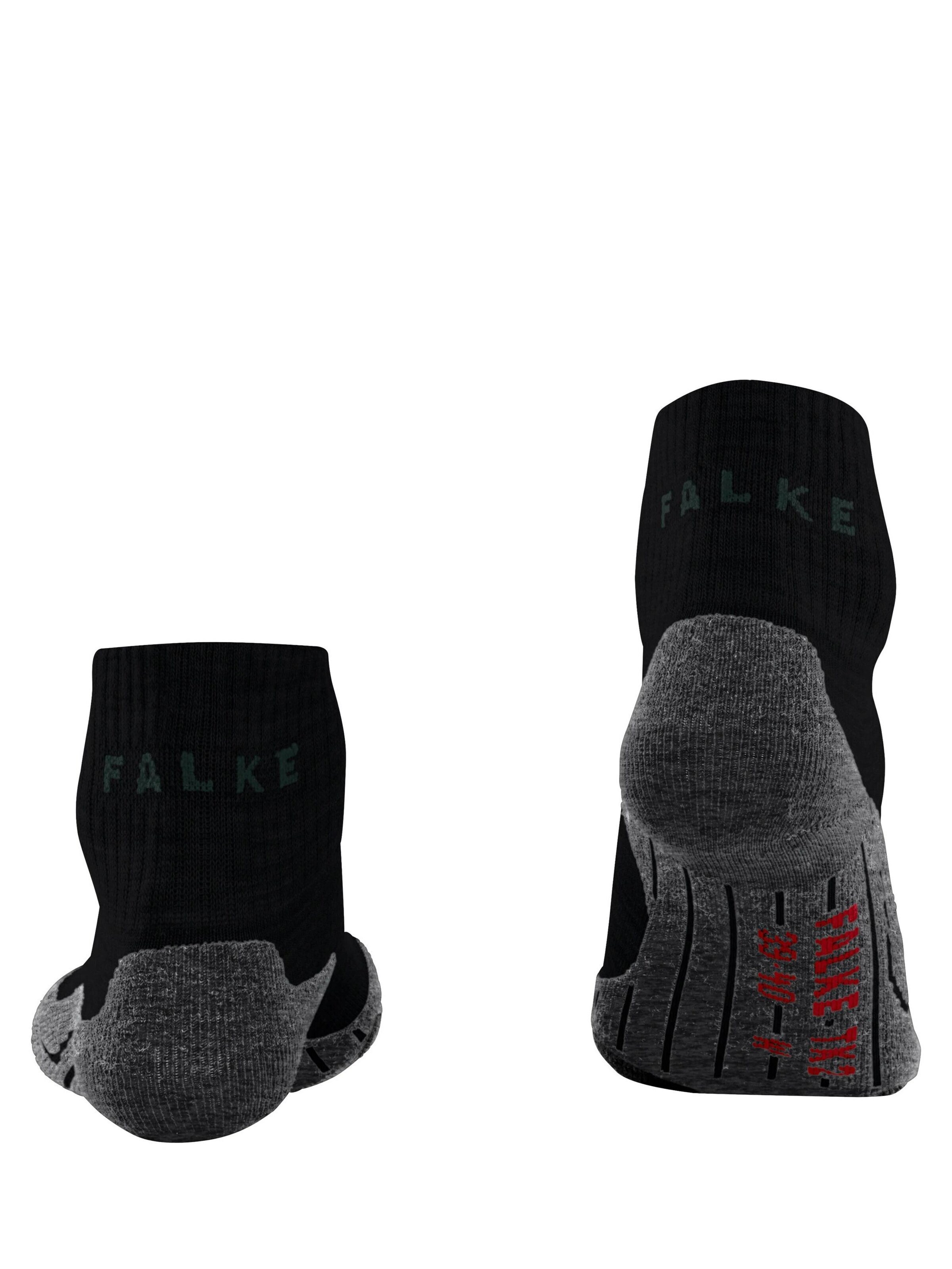 FALKE Sportsocken 'TK2 Explore Short'‌‌‌‌‌‌‌‌‌ in Schwarz