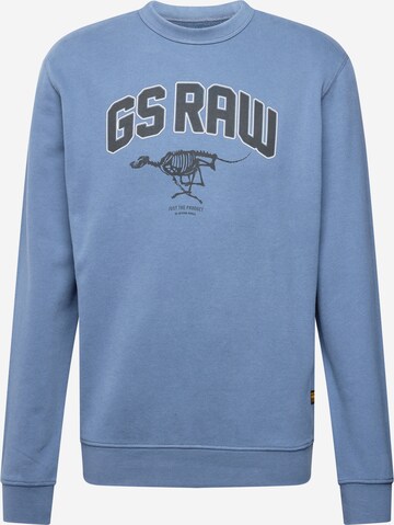 G-STAR Dressipluus 'Skeleton Dog', värv sinine: eest vaates