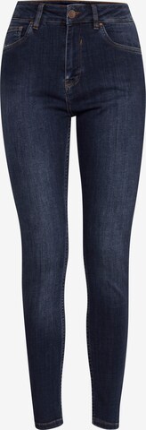 PULZ Jeans Slimfit Jeans 'EMMA' in Blauw: voorkant