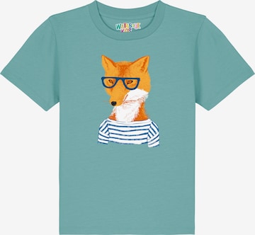 watabout.kids Shirt 'Fuchs' in Green: front
