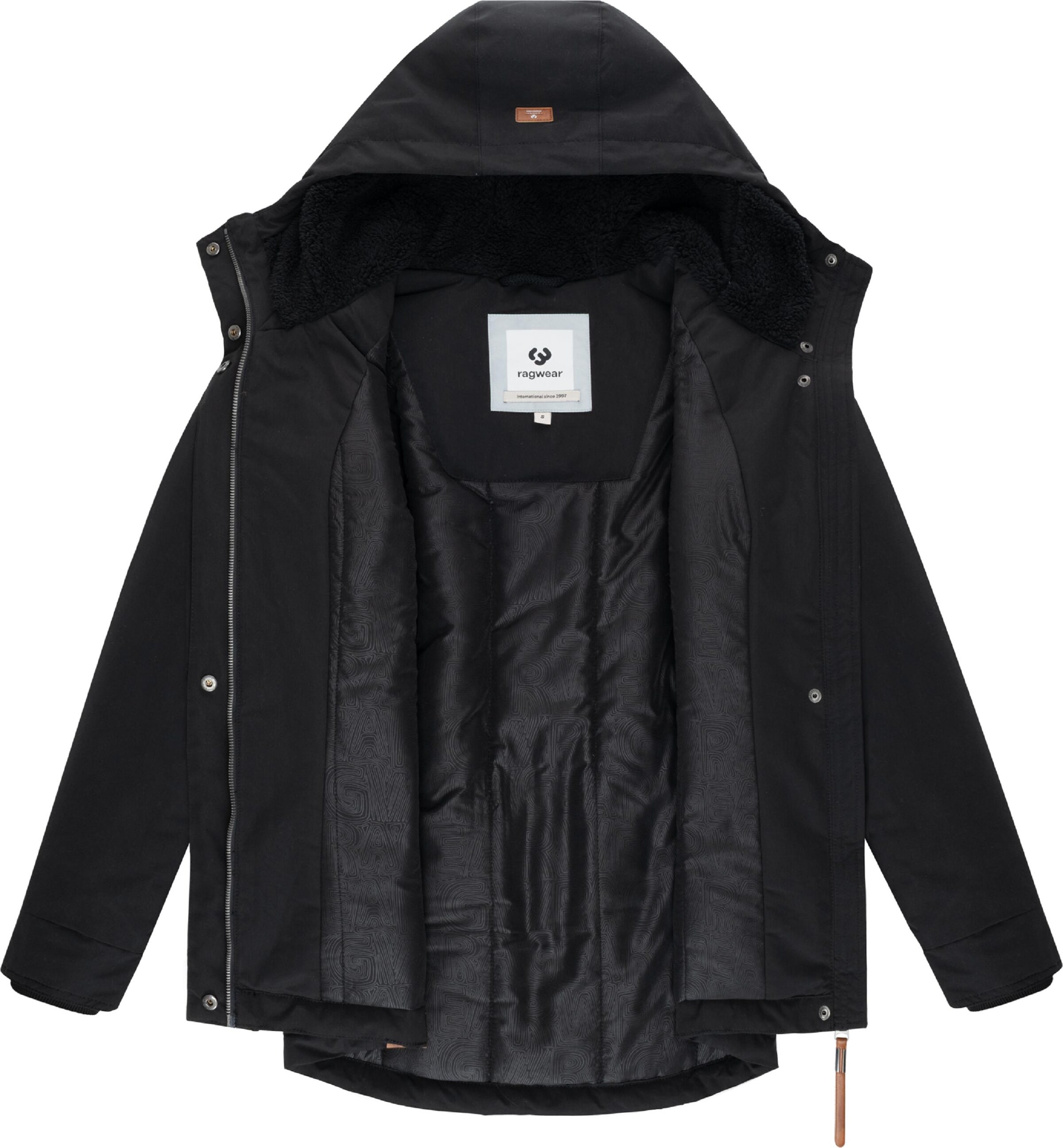 Ragwear Performance Jacket 'Alvena' in Black