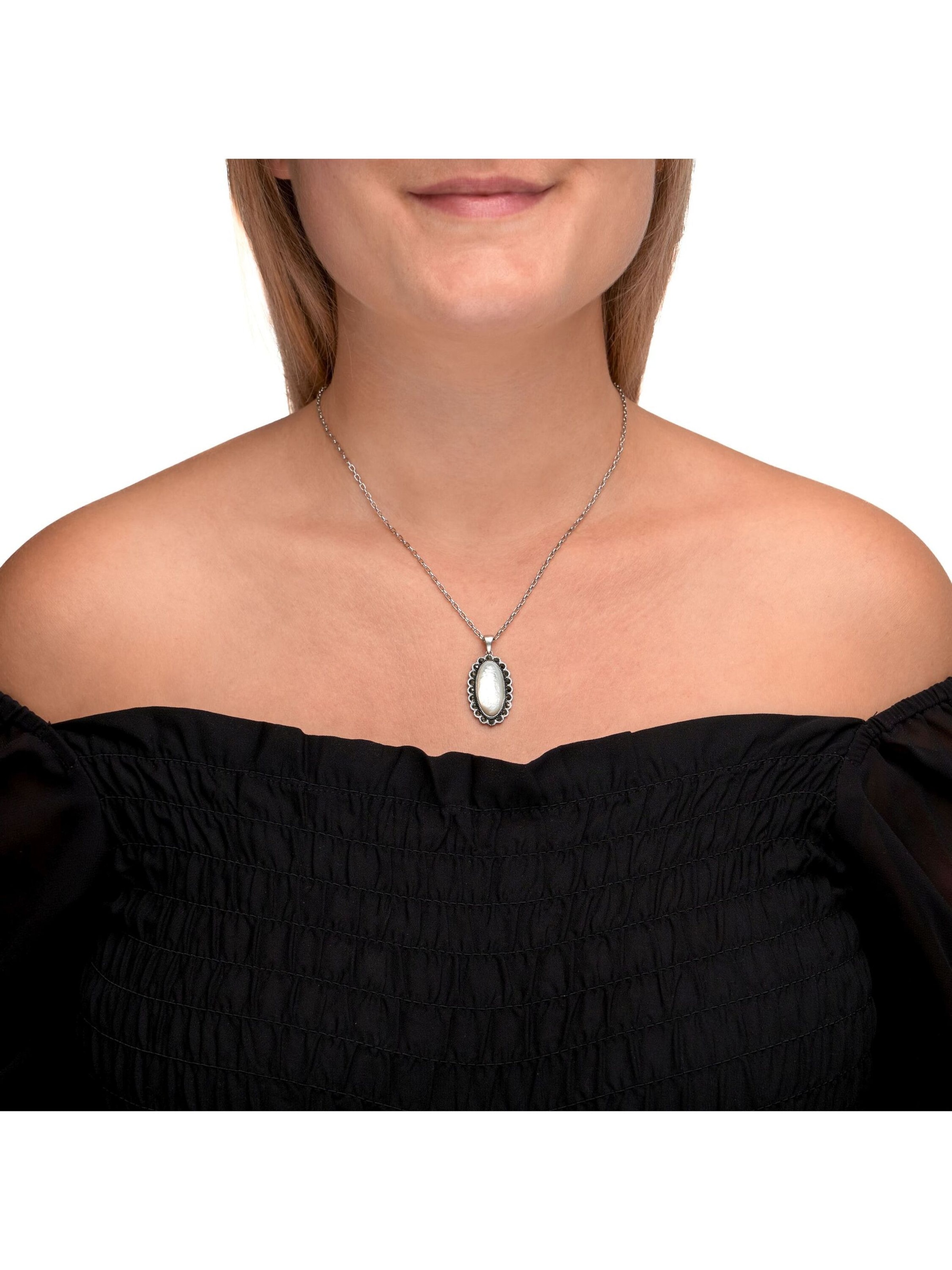 Chaîne Zeeme en argent : devant