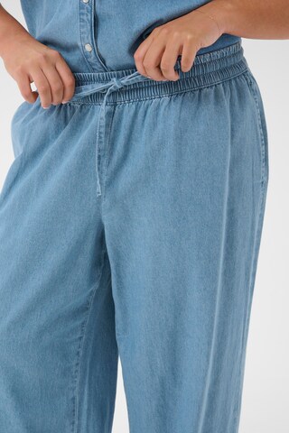 KAFFE CURVE - Loosefit Pantalón 'Jada' en azul
