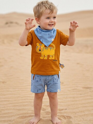 SIGIKID Scarf 'Wendehalstuch Tiger & Löwe' in Blue