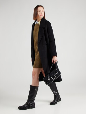 TOPSHOP Pletena obleka | zelena barva
