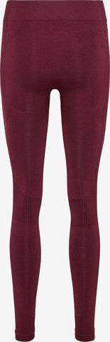 Hummel Skinny Sportovní kalhoty – fialová