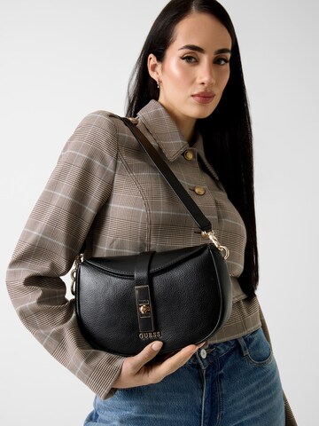Sac bandoulière GUESS en noir : devant