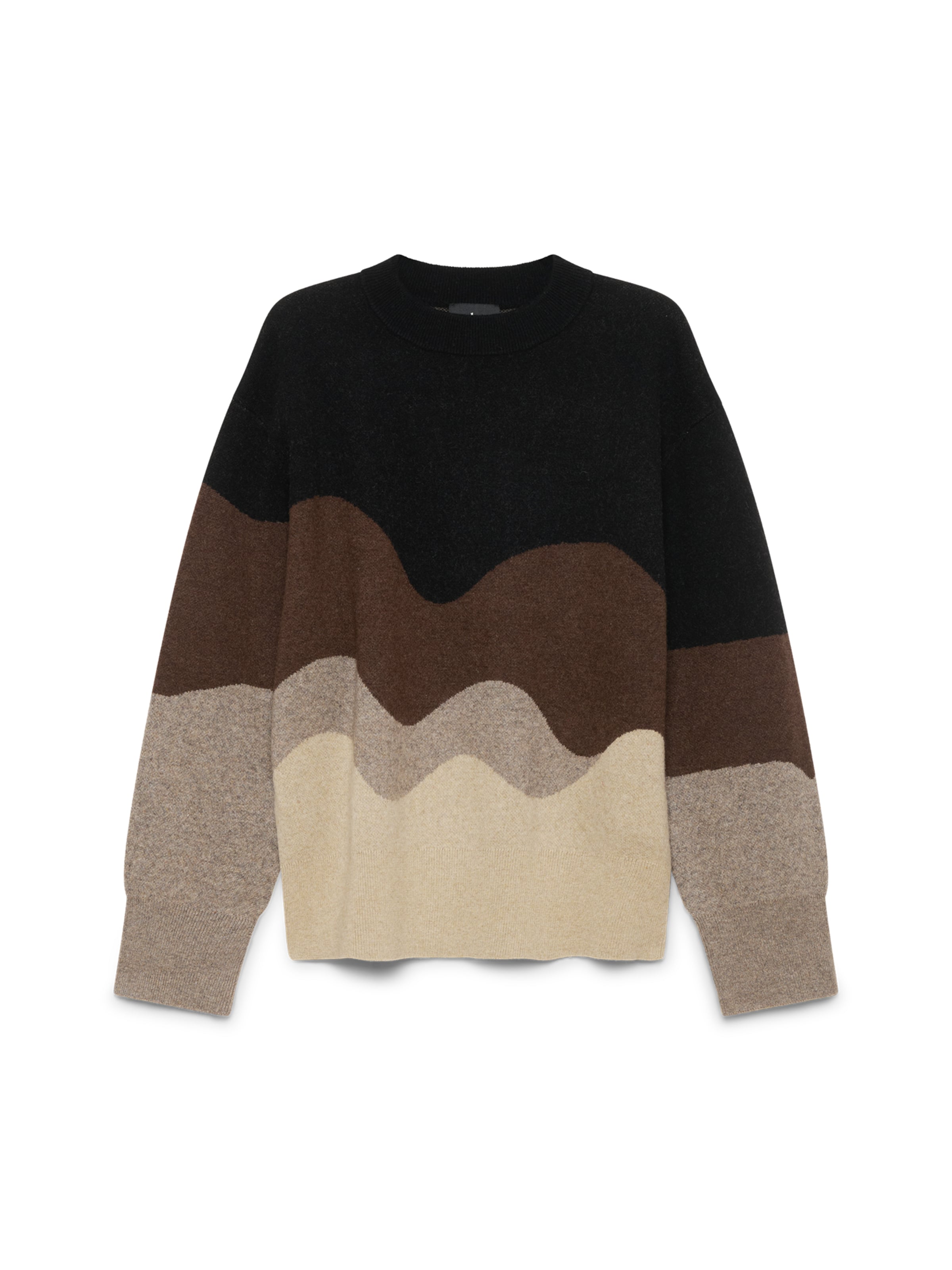 Yahmo Oversizepullover 'Lani' in Beige: Vorderseite