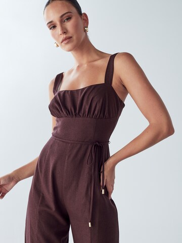 BWLDR Jumpsuit 'Orchid' in Brown