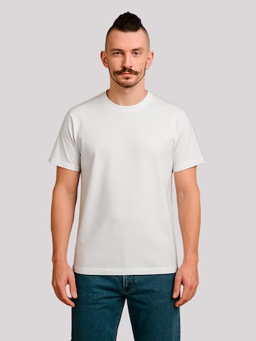 T-Shirt 'Escape Discover the World Mountain' F4NT4STIC en blanc