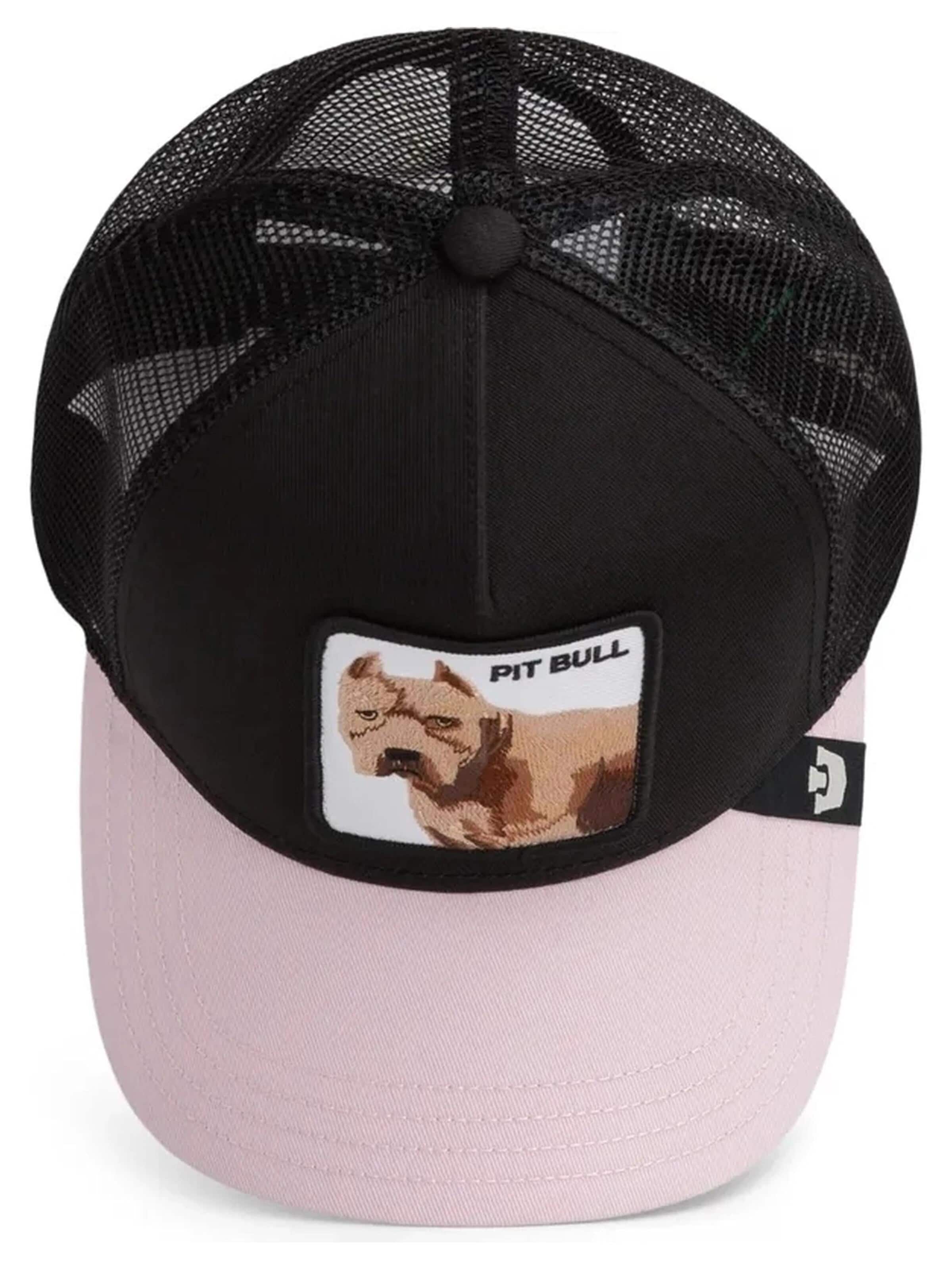 GOORIN Bros.Šilterica 'Gorra goorin bros negra/rosa pitbull trucker cap' - crna boja