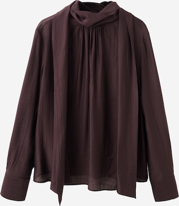 MANGOBluza 'STUT' - smeđa boja: prednji dio