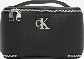 Calvin Klein Jeans Toiletry Bag in Black: front