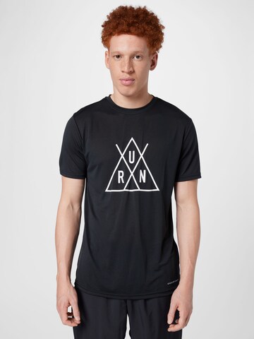 ENDURANCE Functioneel shirt 'Sparks' in Zwart: voorkant